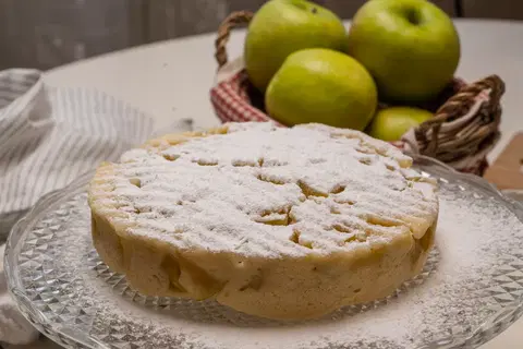 Шарлотка в микроволновке