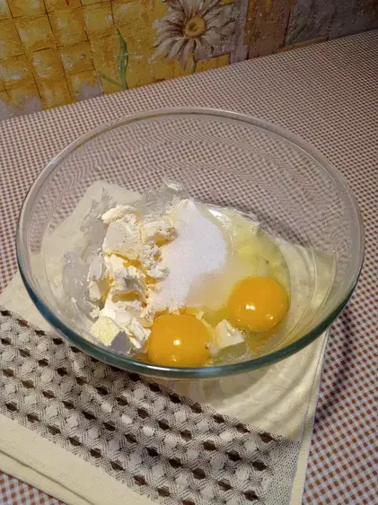 Кудрявый пирог — шаг 1