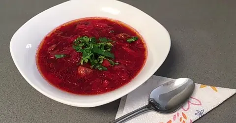 Борщ мясной