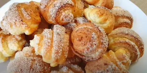 Творожные рогалики