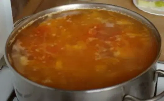 Вегетарианский суп с капустой — шаг 10