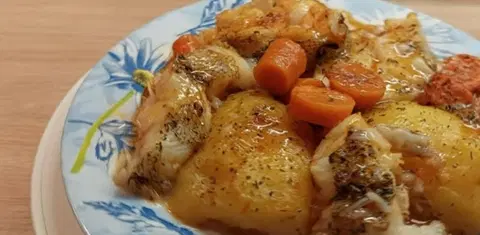 Макрурус с картошкой в духовке