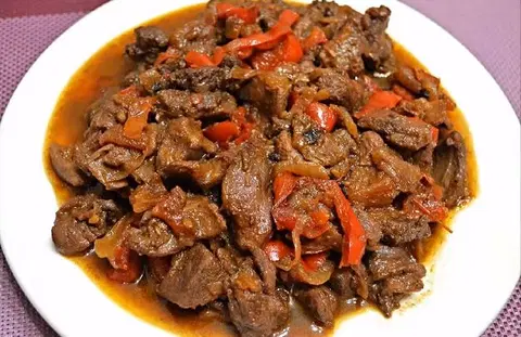 Тушеная косуля