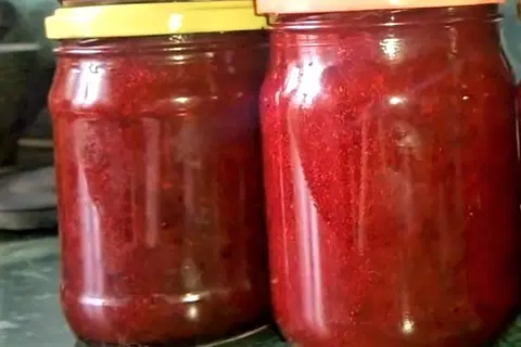 Брусничный соус к мясу на зиму