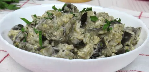 Баклажаны в сметане