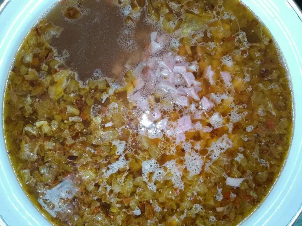 Солянка с горошком — шаг 3