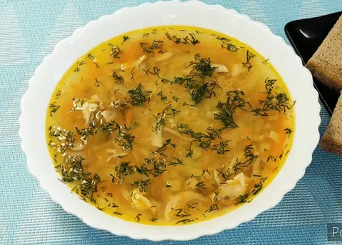 Чечевичный суп с курицей