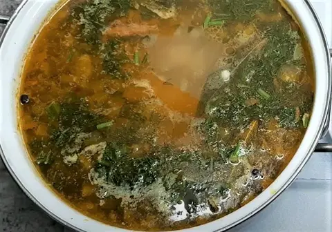 Рассольник с курицей