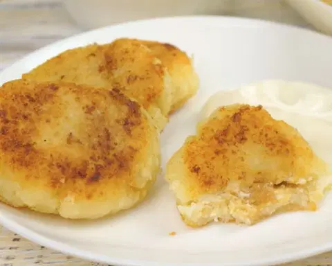 Сырники с варёной сгущёнкой