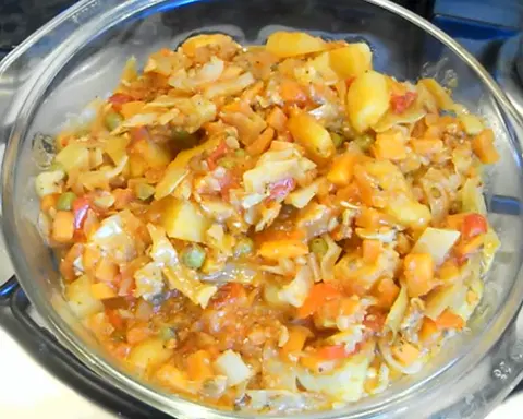 Овощное рагу с картошкой