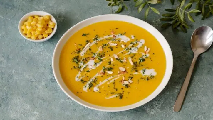 Суп с кукурузой и сладким перцем