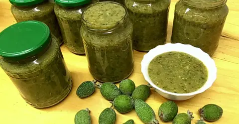 Фейхоа с медом на зиму без варки