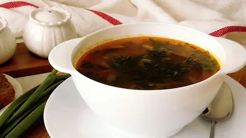 Суп с грибами с капустой