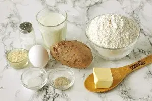 Картофельные булочки для бургеров — шаг 1