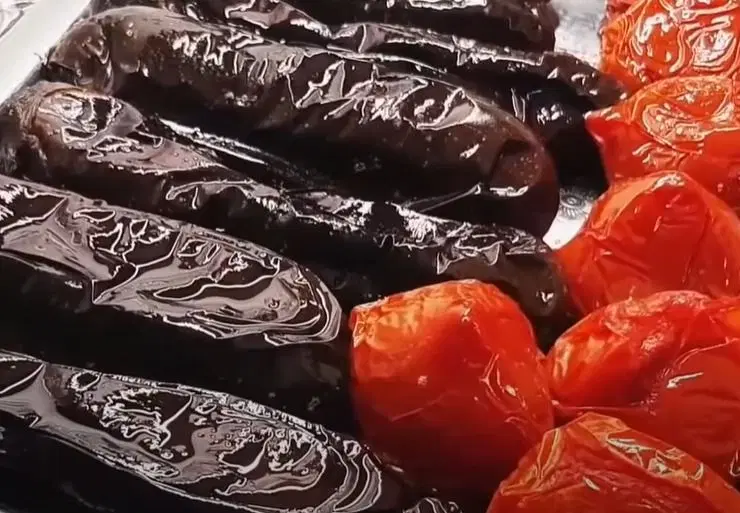 Теплый салат из запеченных овощей — шаг 2