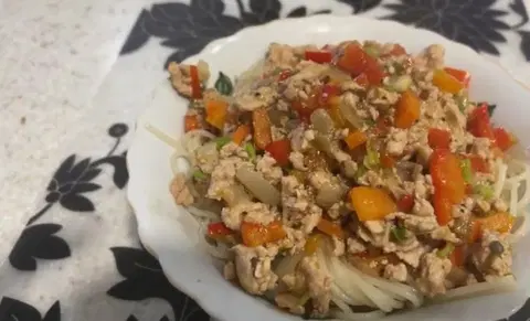 Подлива из куриного фарша к макаронам