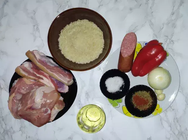Плов куриный — шаг 1