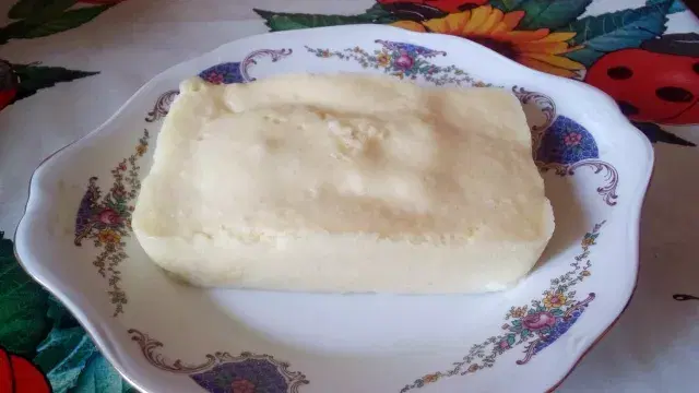 Манник в микроволновке с вишней — шаг 3