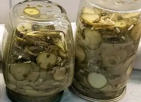 Огурцы в горчице