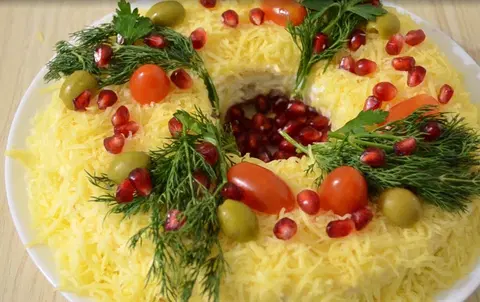 Салат Мужской каприз со свининой
