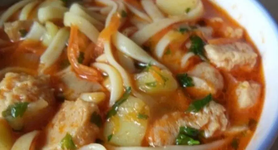 Лагман без мяса