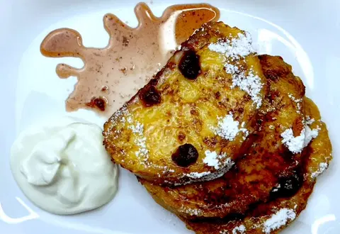 Гренки с яйцом