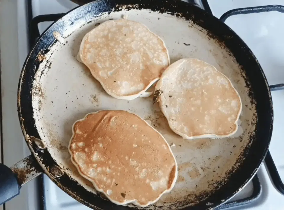 Яблочные панкейки сладкие американские оладьи — шаг 3