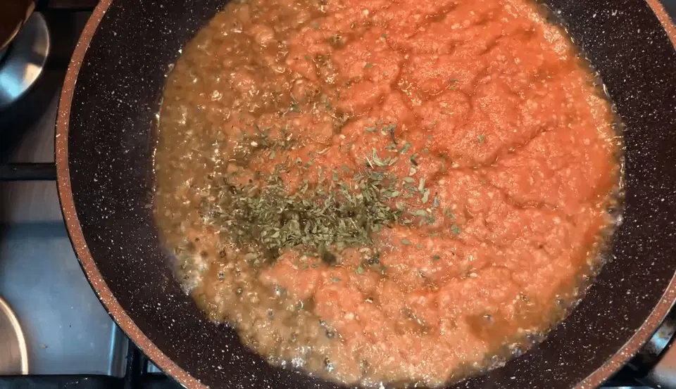 Пицца с морепродуктами и сыром тофу — шаг 4