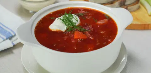 Свекольный борщ