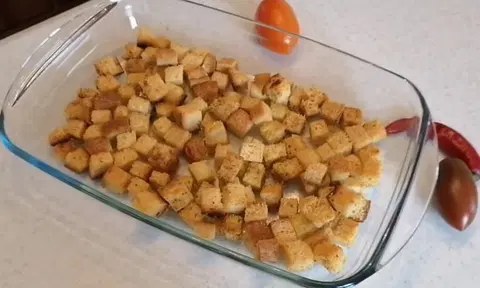 Сухарики в духовке