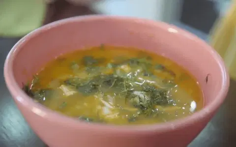 Рассольник с гречкой