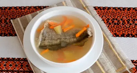 Уха из окуня речного