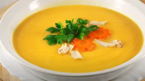 Картофельный крем-суп с петрушкой