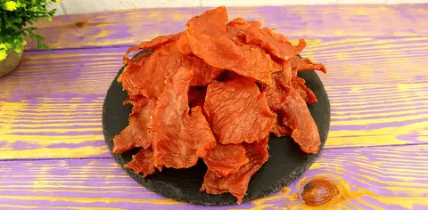 Домашние мясные чипсы
