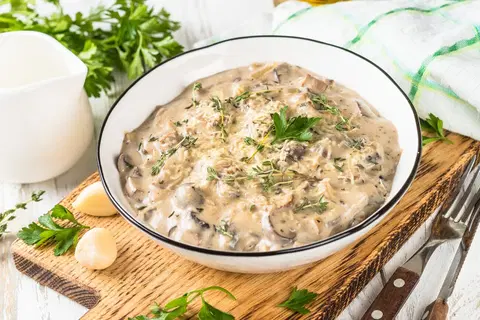 Грибная подлива из опят