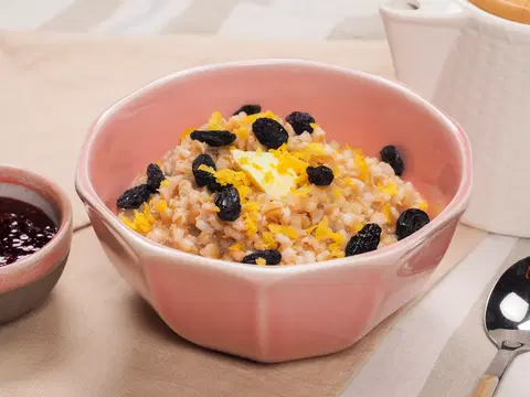 Вкусная перловка с изюмом