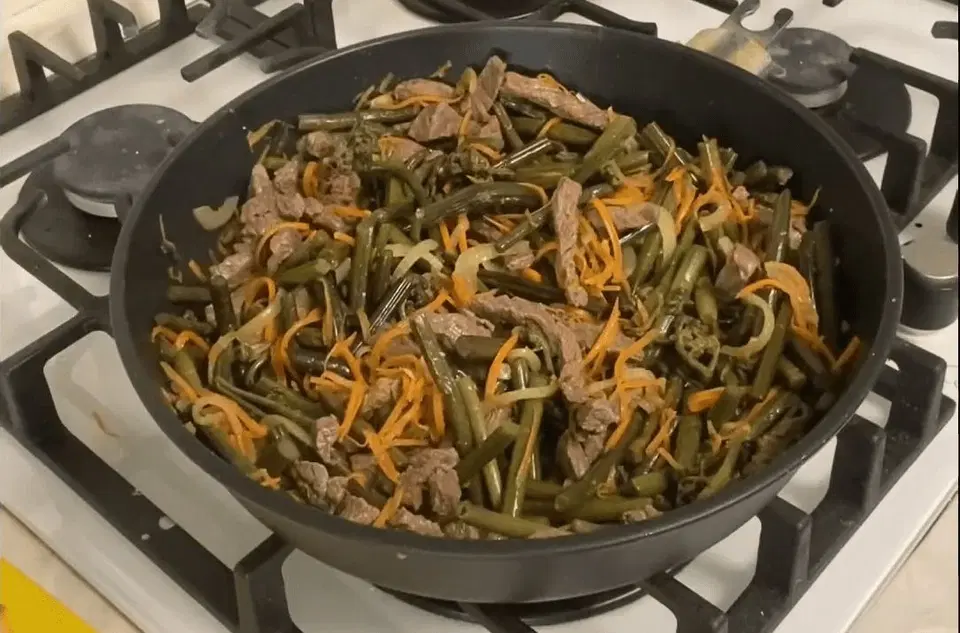 Папоротник с соевым мясом