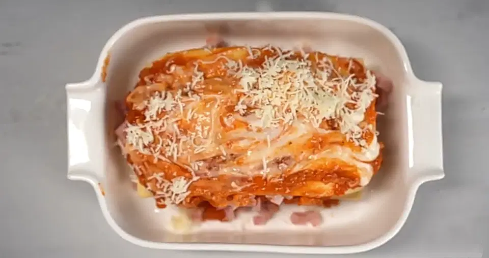 Лазанья с ветчиной и сыром — шаг 10