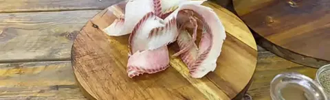 Строганина из нельмы