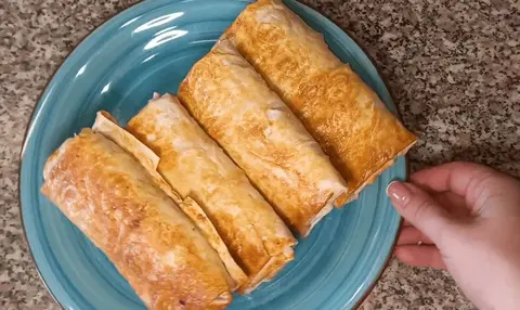 Лаваш с грибами и сыром