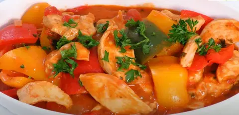 Паприкаш с курицей