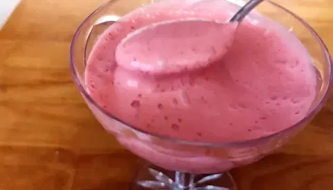 Клюквенный мусс
