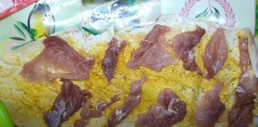 Рулет из свиной шкурки — шаг 3