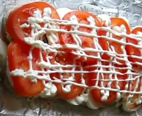 Запеченная рыба под овощами — шаг 3