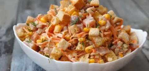 Салат с корейской морковкой
