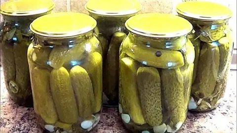 Огурцы, консервированные без уксуса