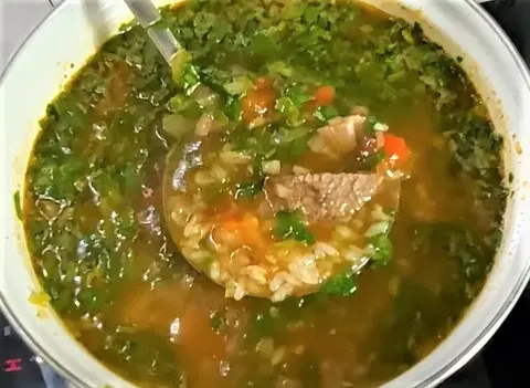 Харчо из свиных ребрышек