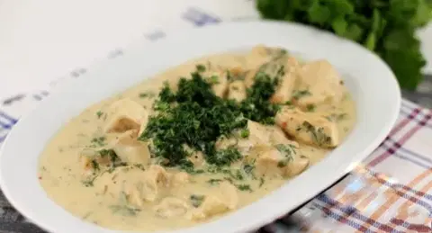 Сливочная подлива из курицы
