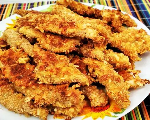 Куриные палочки в панировке в духовке