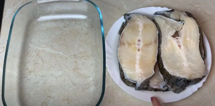 Зубатка с рисом в духовке — шаг 1